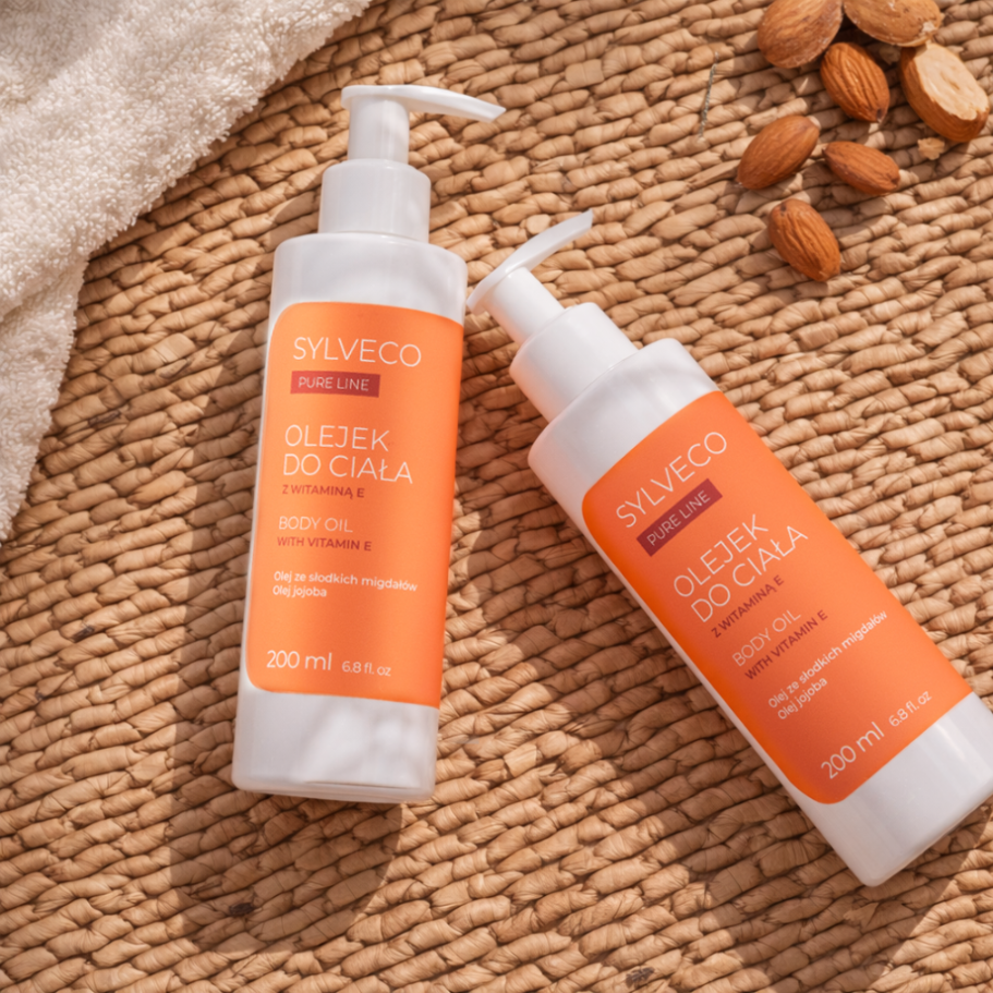 Sylveco Pure Line olio corpo nutriente alla vaniglia