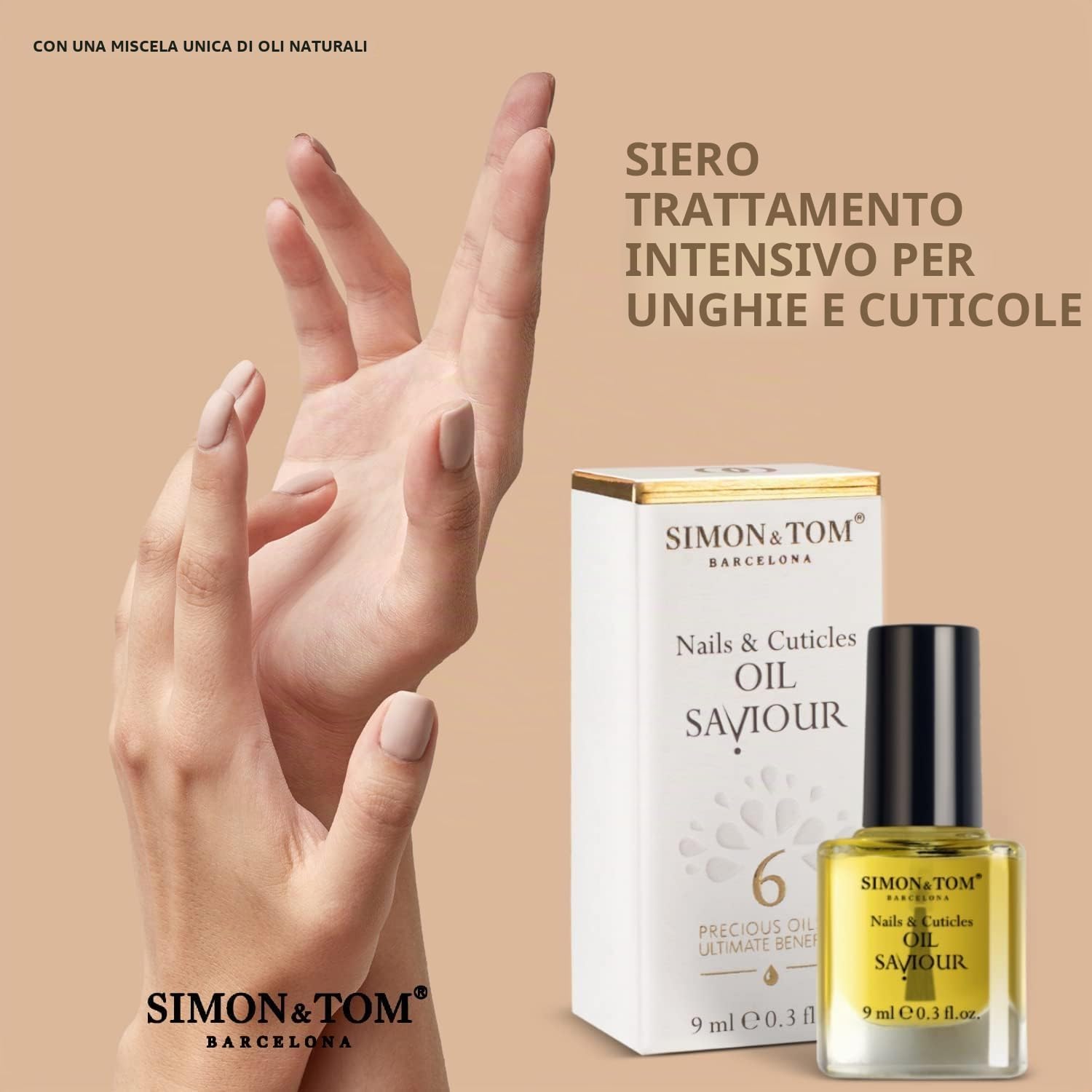 Simon & Tom Oil Saviour olio cuticole 9 ml rinforzante