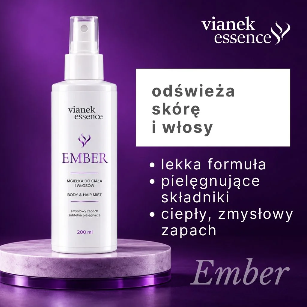 Vianek Essence Ember spray corpo e capelli 200 ml vaniglia