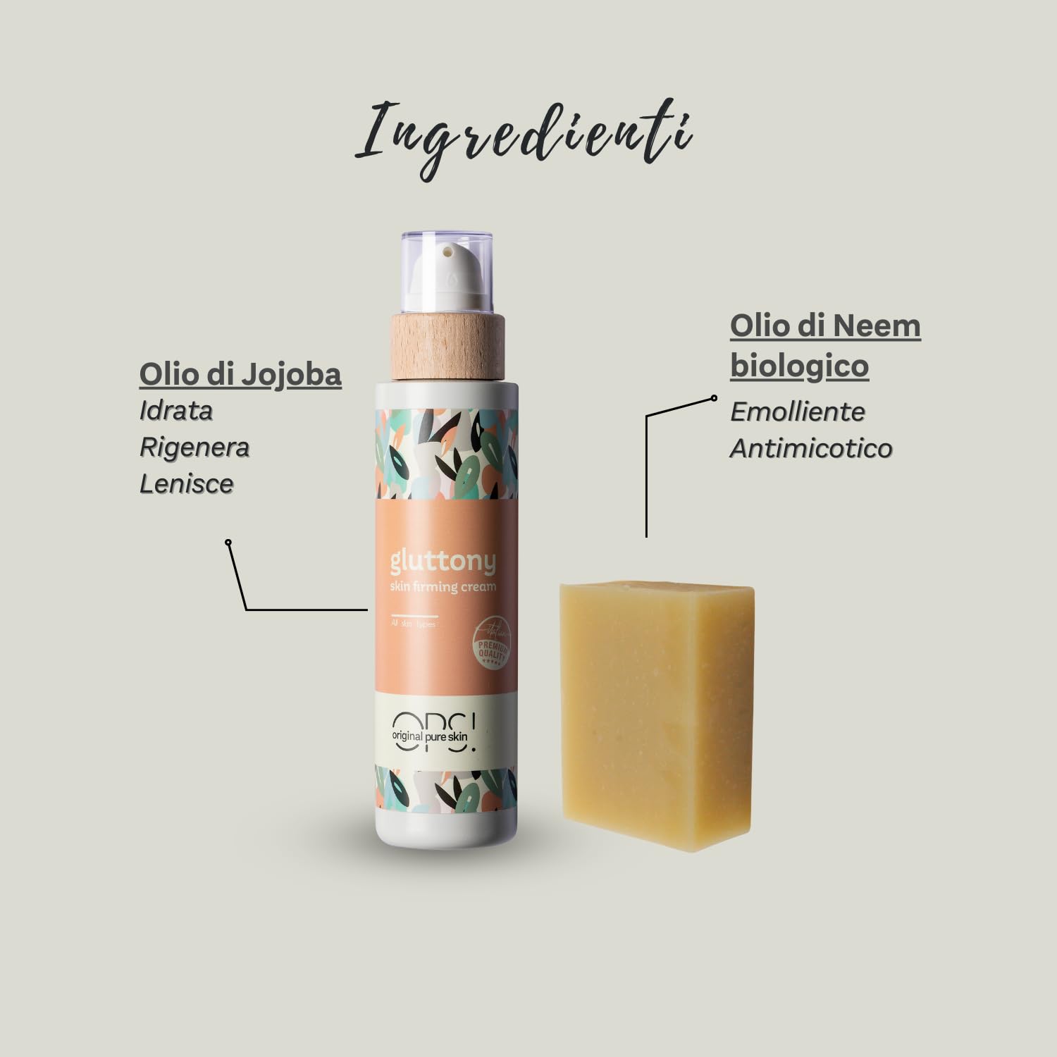 OPS! Original Pure Skin Combo Morbidezza Glutony crema neem bio