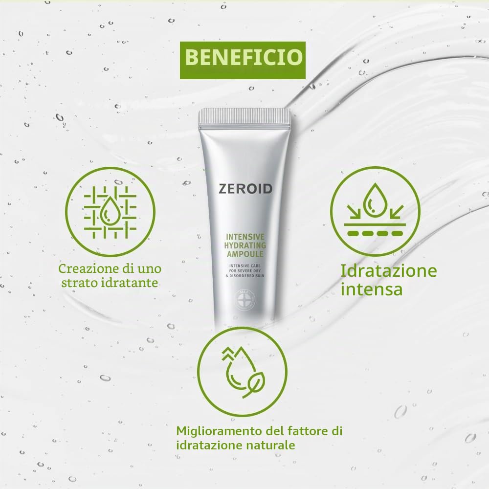Zeroid Intensive Ampolla Idratante viso 30 ml ialuronico