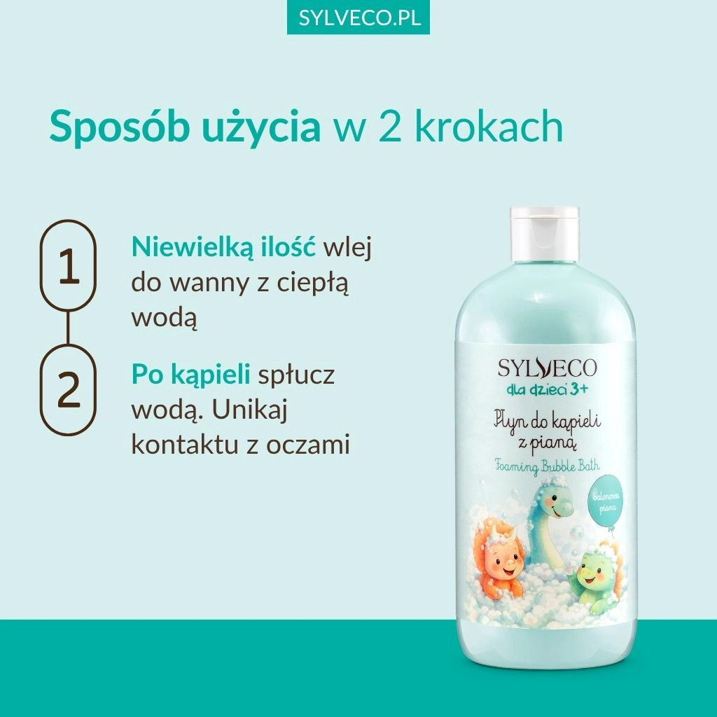 Sylveco 3+ Bagnoschiuma Bambini Balonowa Piana Delicato