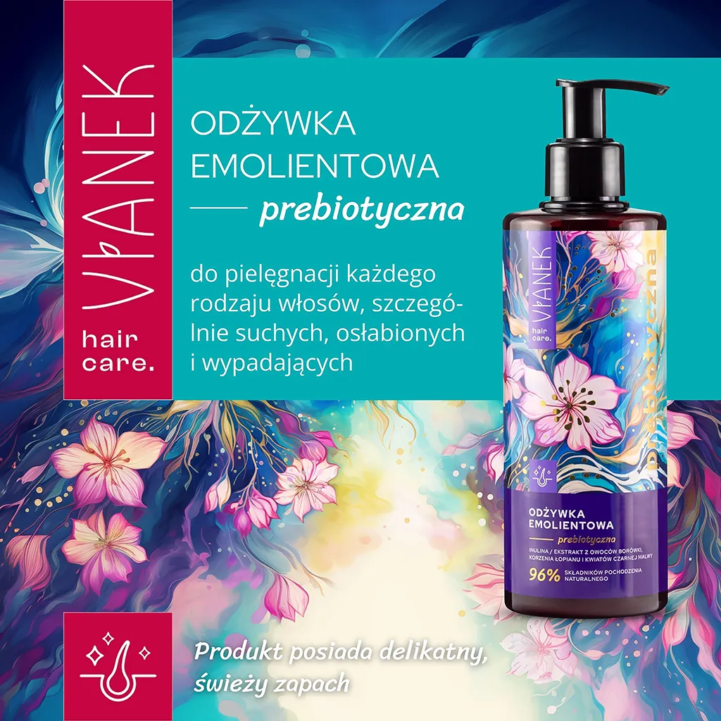 Vianek Prebiotico Balsamo Capelli Emolliente prebiotici e burro karité