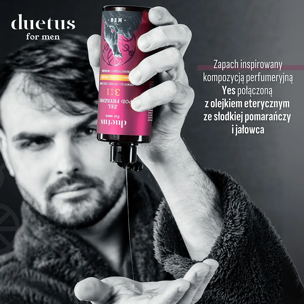 Vianek Duetus For Men gel doccia 3in1 energizzante
