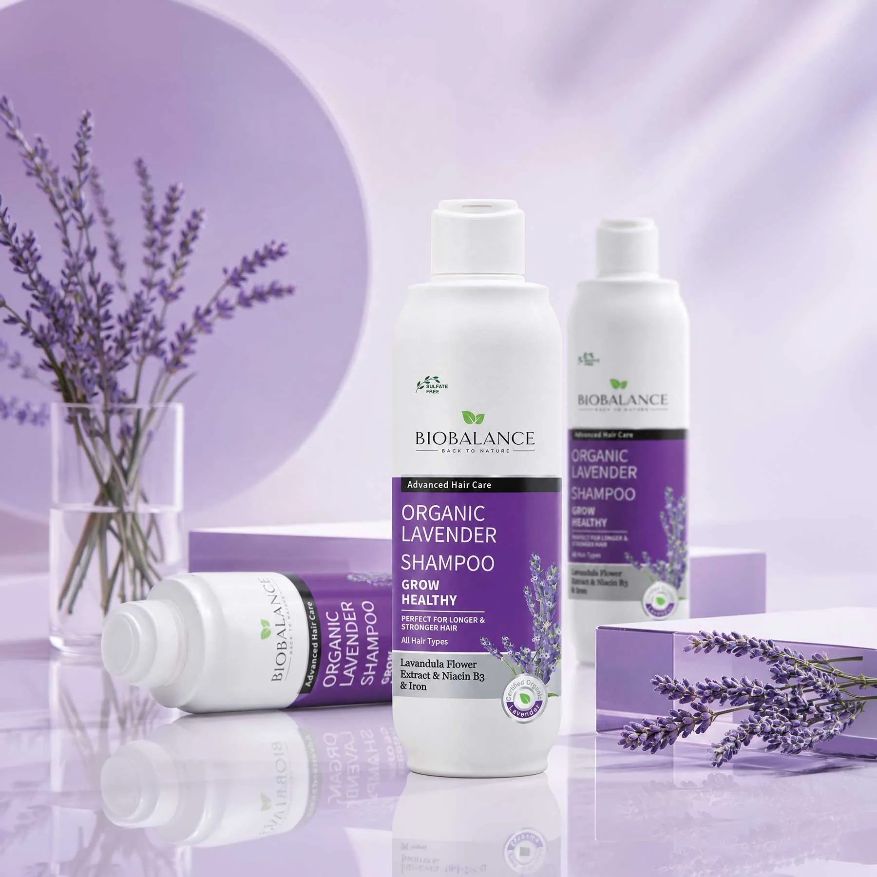 Biobalance Organic Lavender Shampoo 330 ml rinforzante