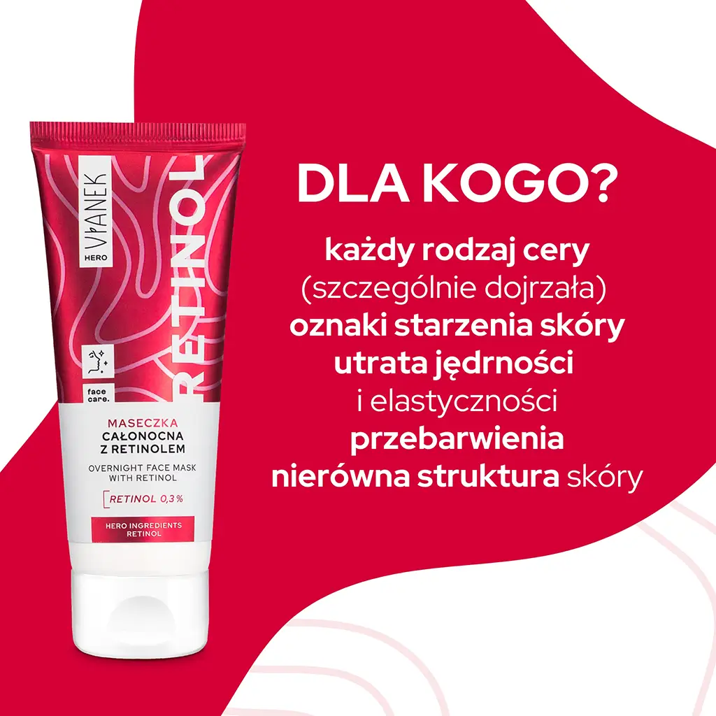 Vianek Hero Maschera Notte Retinolo 0,3% levigante
