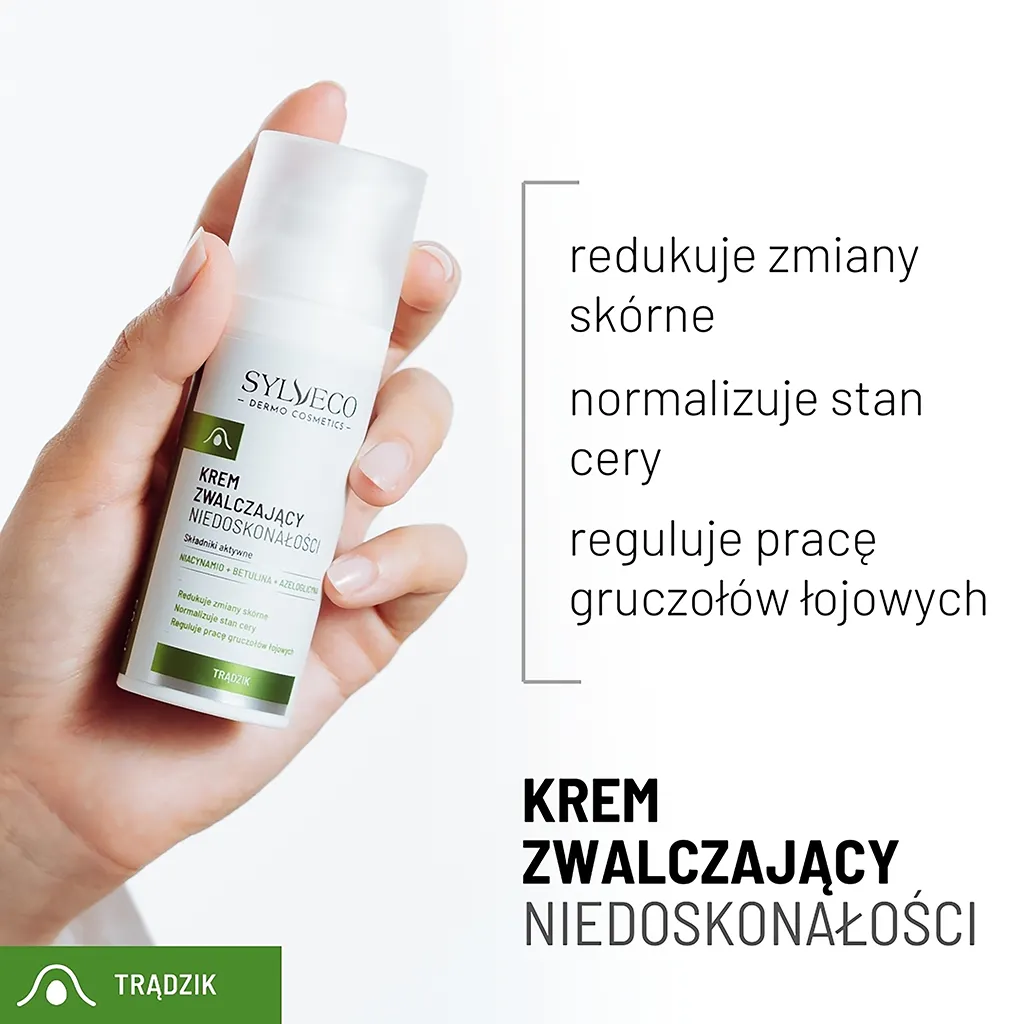 Sylveco Dermo crema viso anti-imperfezioni acne sebo