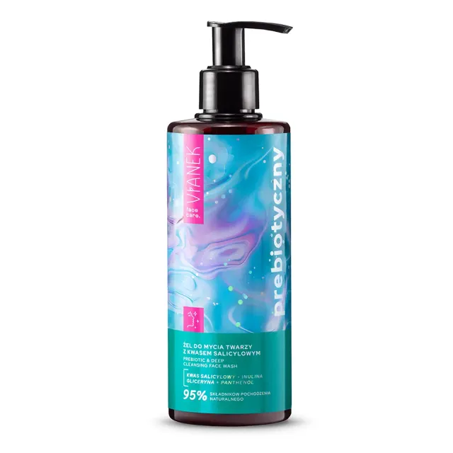 Vianek Prebiotico gel detergente viso acido salicilico