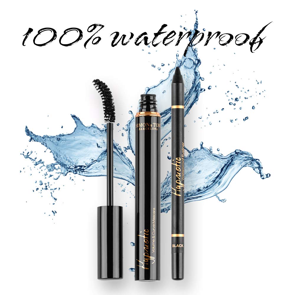 Simon & Tom Hypnotic Mascara Waterproof 7 ml Nero + Eyeliner