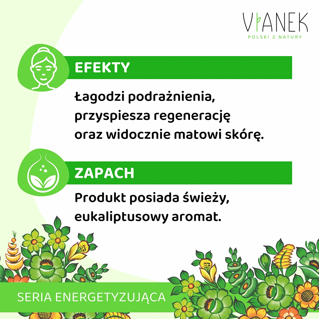 Vianek maschera viso normalizzante 75 ml argilla verde
