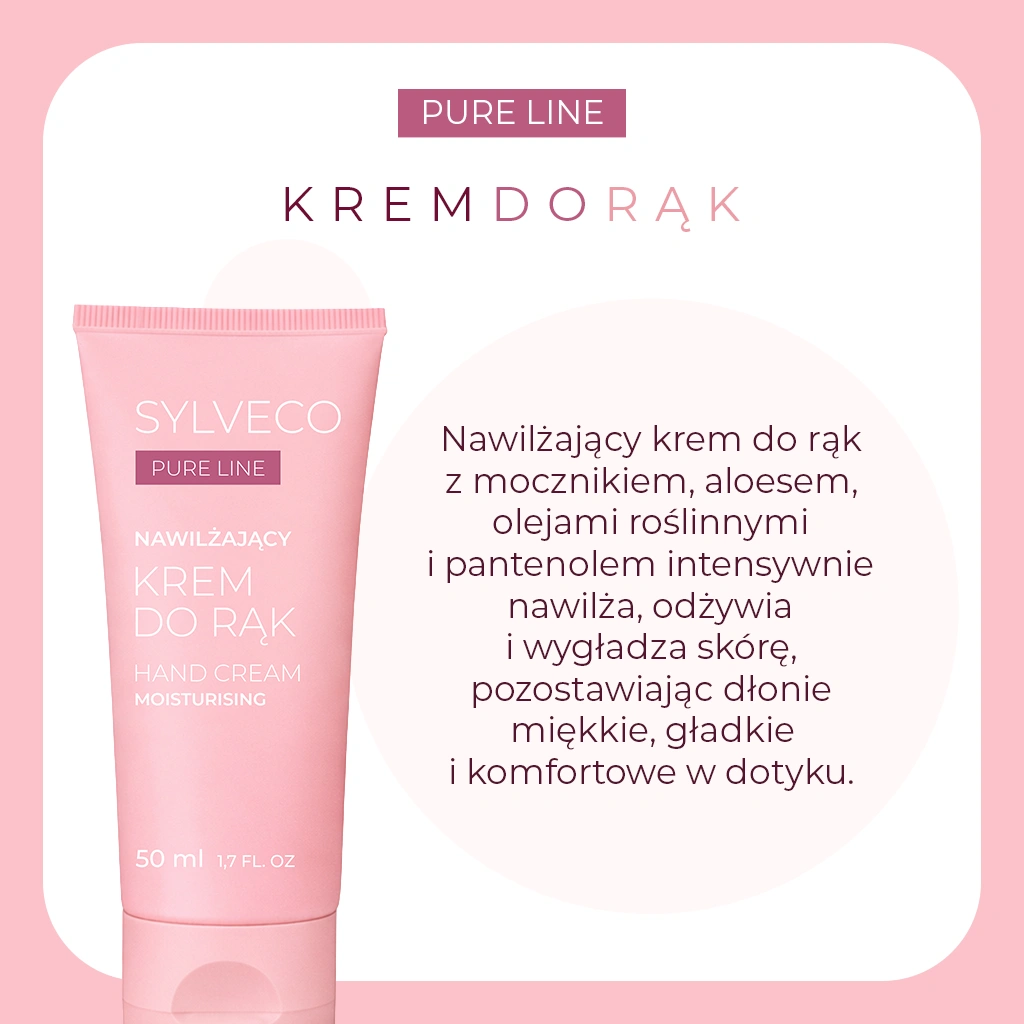 Sylveco Pure Line Crema Mani Idratante urea e aloe