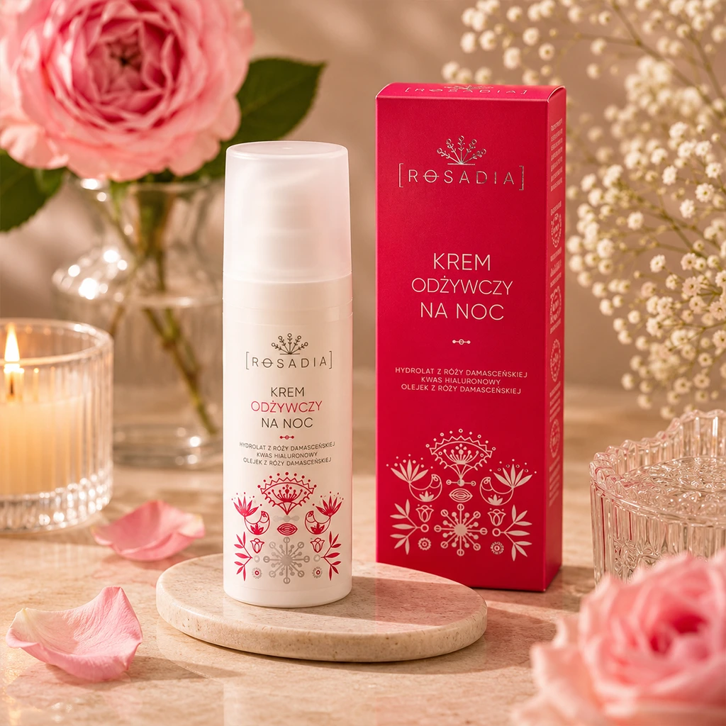 Rosadia Set Cera Radiosa Notte Crema Siero Pelle Spenta