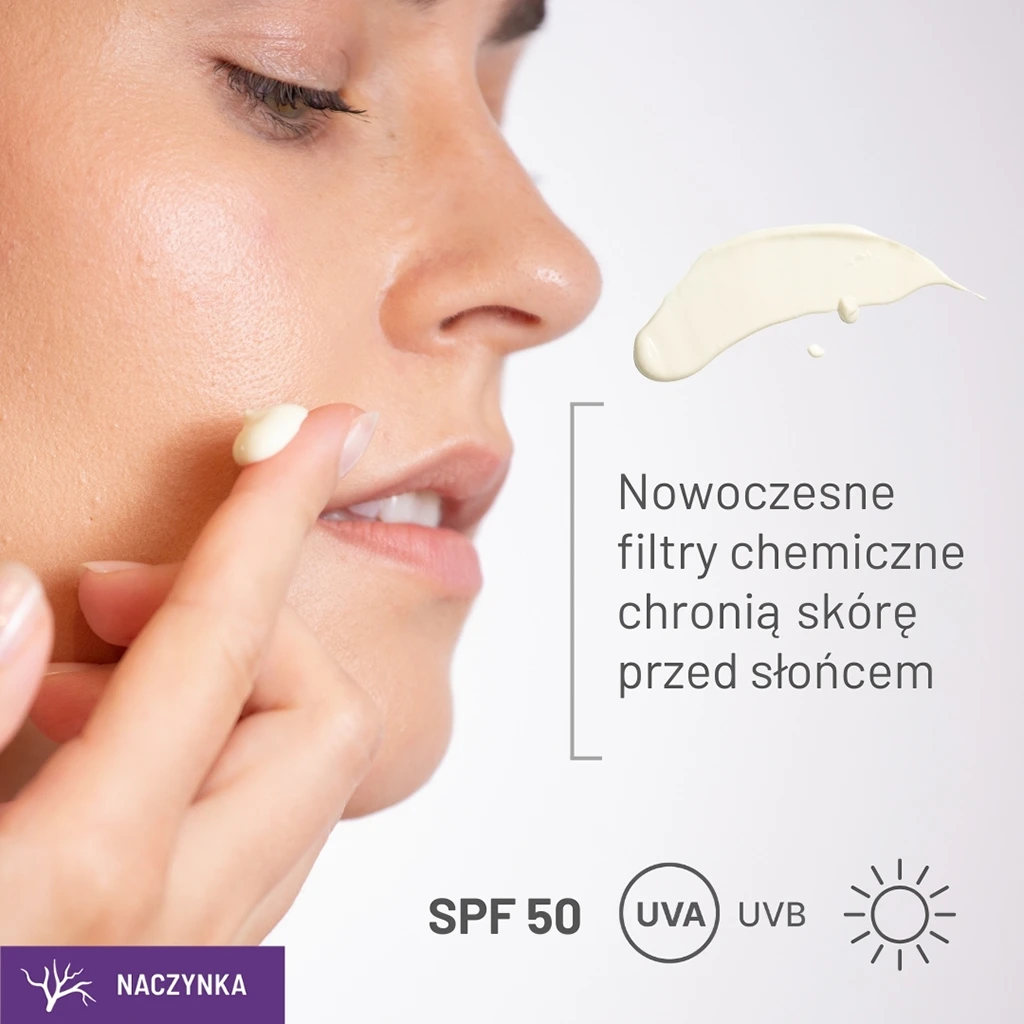 Sylveco Dermo Crema Giorno Capillari SPF50 50 ml Lenitiva