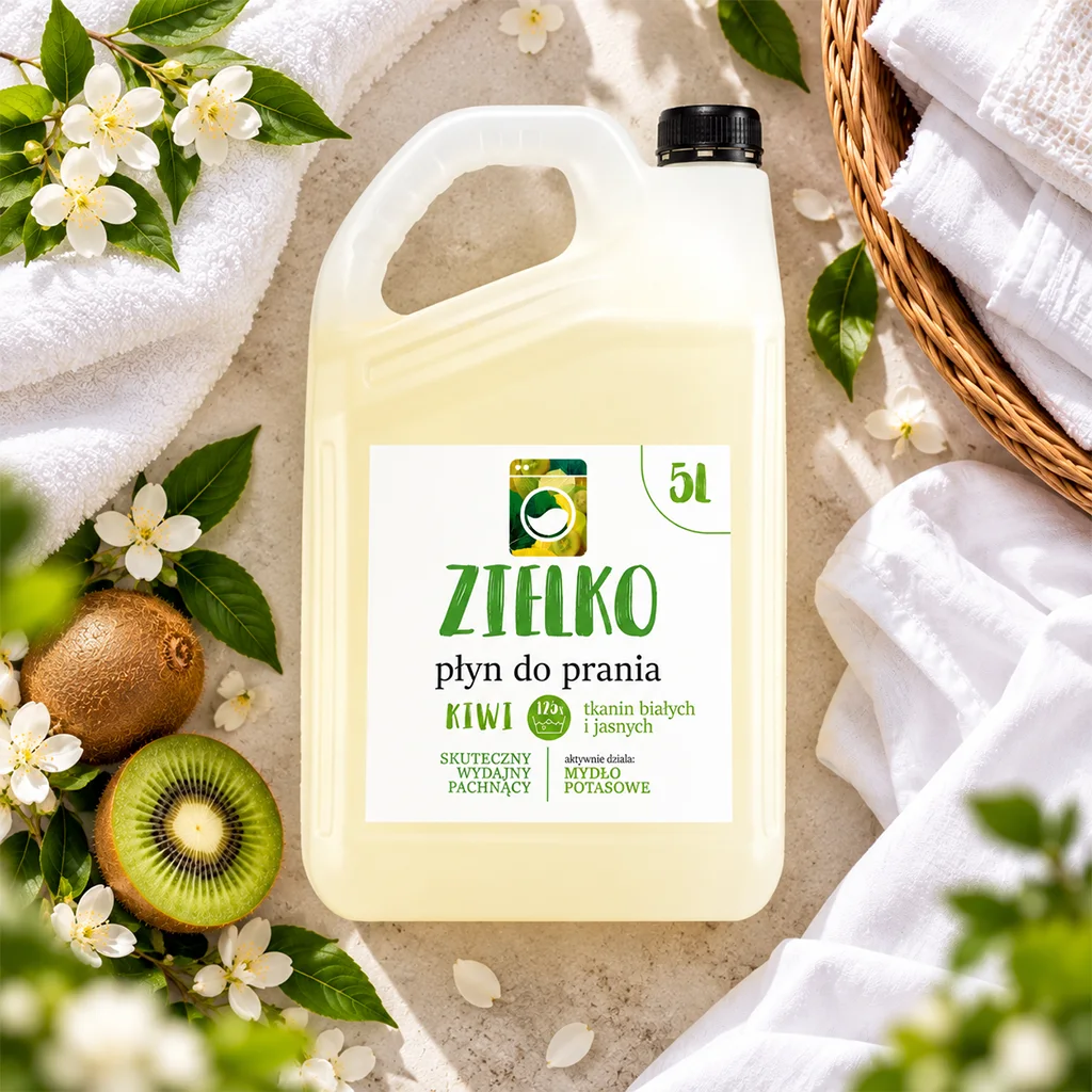 Zielko Detersivo Bucato Bianchi Kiwi 5 L Delicato