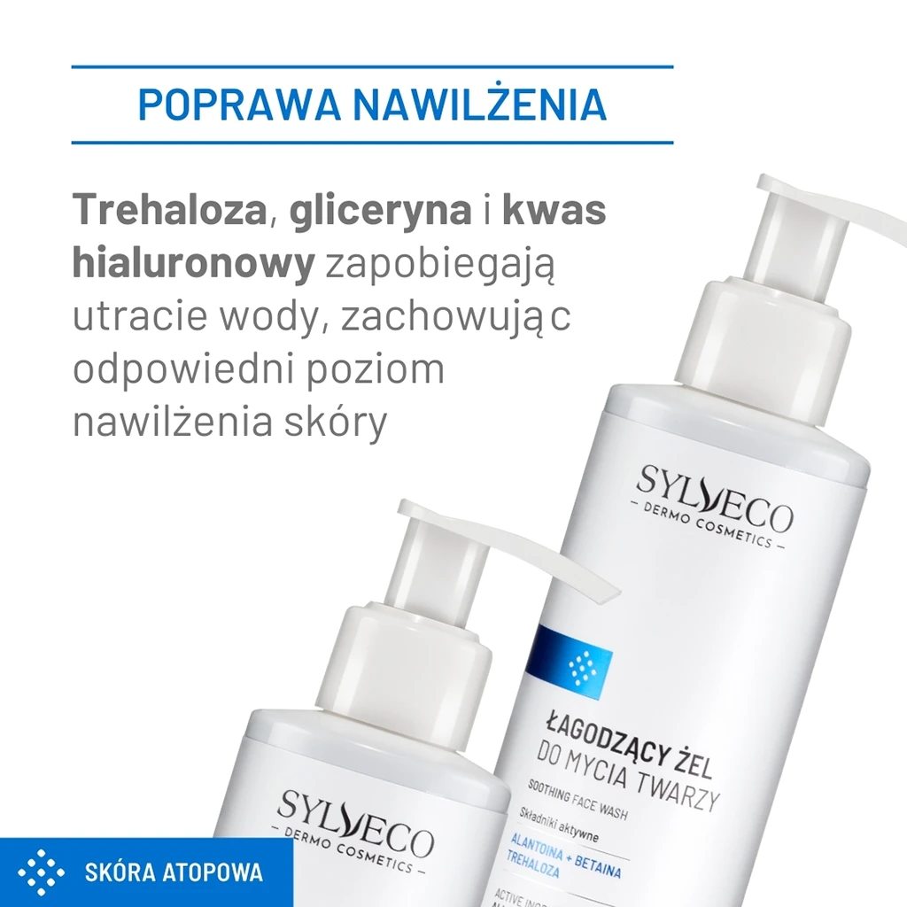 Sylveco Dermo gel detergente viso pelle atopica delicato
