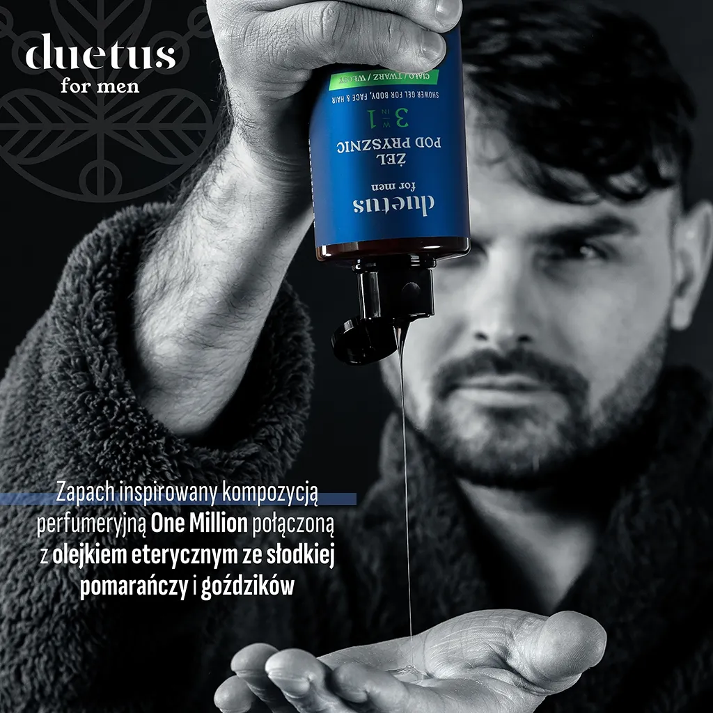 Duetus For Men Gel Doccia 3in1 Nutriente Uomo