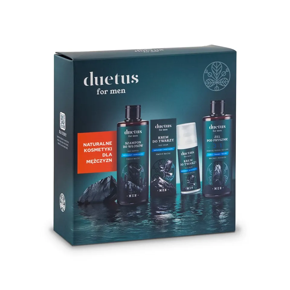 Vianek Duetus For Men Power of Invictus set uomo viso corpo capelli