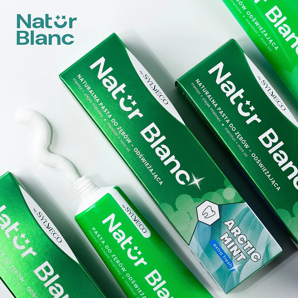 Sylveco Natur Blanc Dentifricio Arctic Mint Rinfrescante