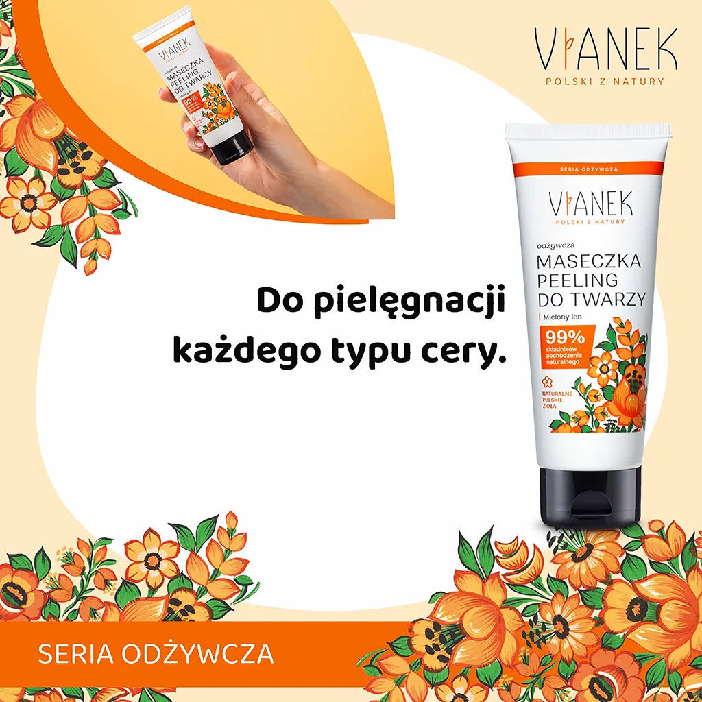 Vianek Classico Maschera Scrub Viso Nutriente 70 g miele
